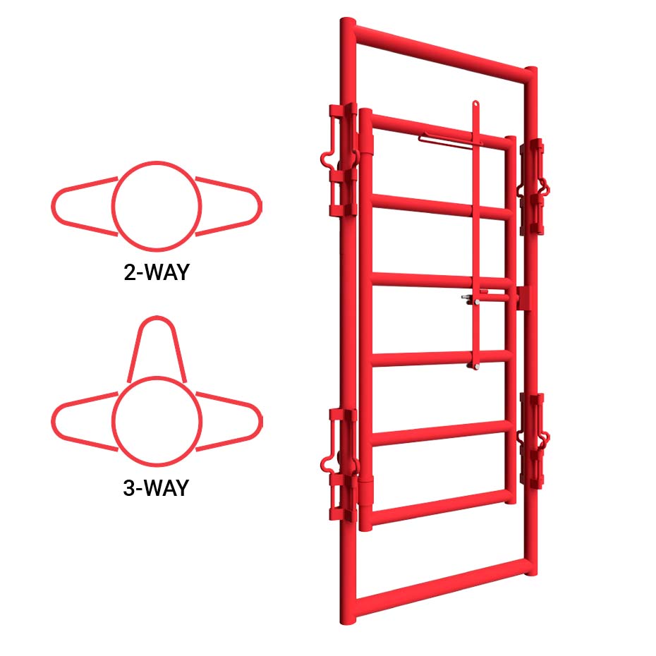 APIA BLUTE ALLY SHOOT Ⅱ C69H Corral Series Alley Control Gate & Frame – Butterfield Ranch & Supply